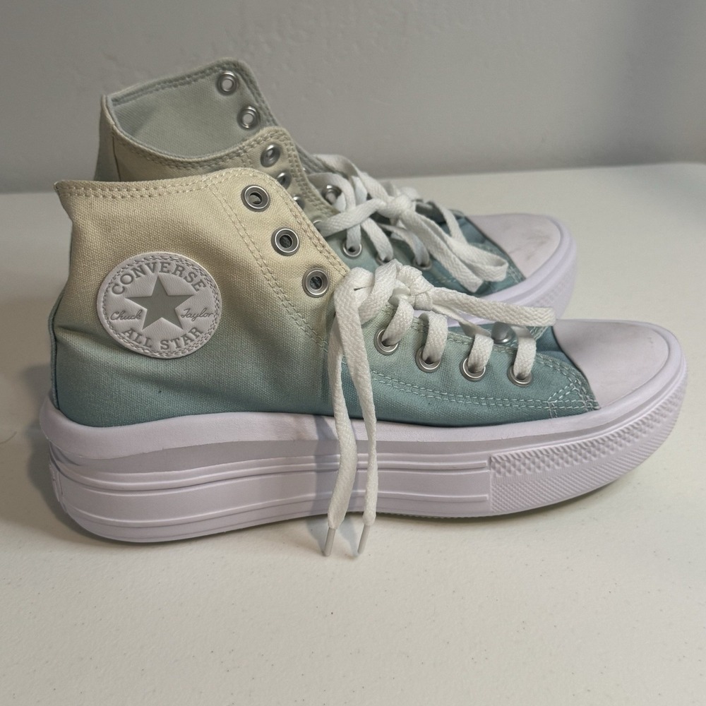 Converse Chuck Taylor All Star Move Platform Ombre Women's /A07197C white/pink - Picture 8 of 11